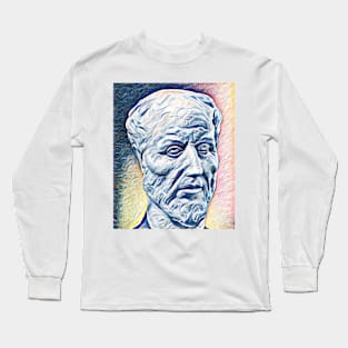 Plotinus Portrait | Plotinus Artwork 12 Long Sleeve T-Shirt